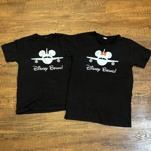 Disney Bound Brother Sister Airplane Minnie Mickey Shirts